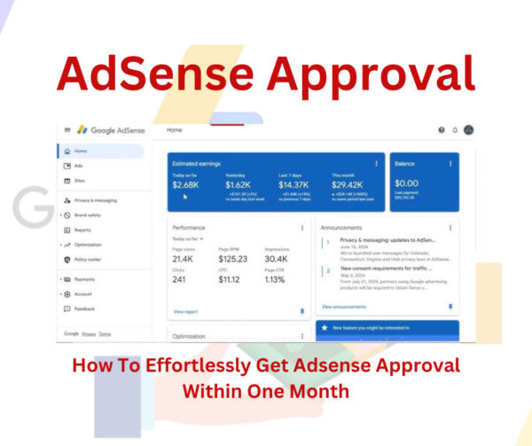 AdSense Approval Package
