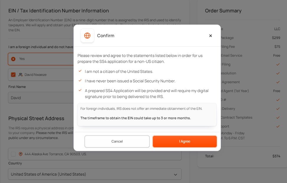 Bizee Business Registration in the USA