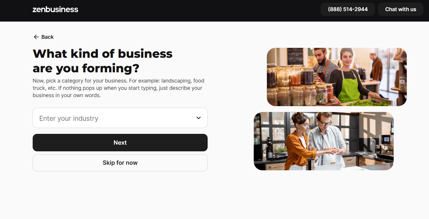 ZenBusiness Business Registration