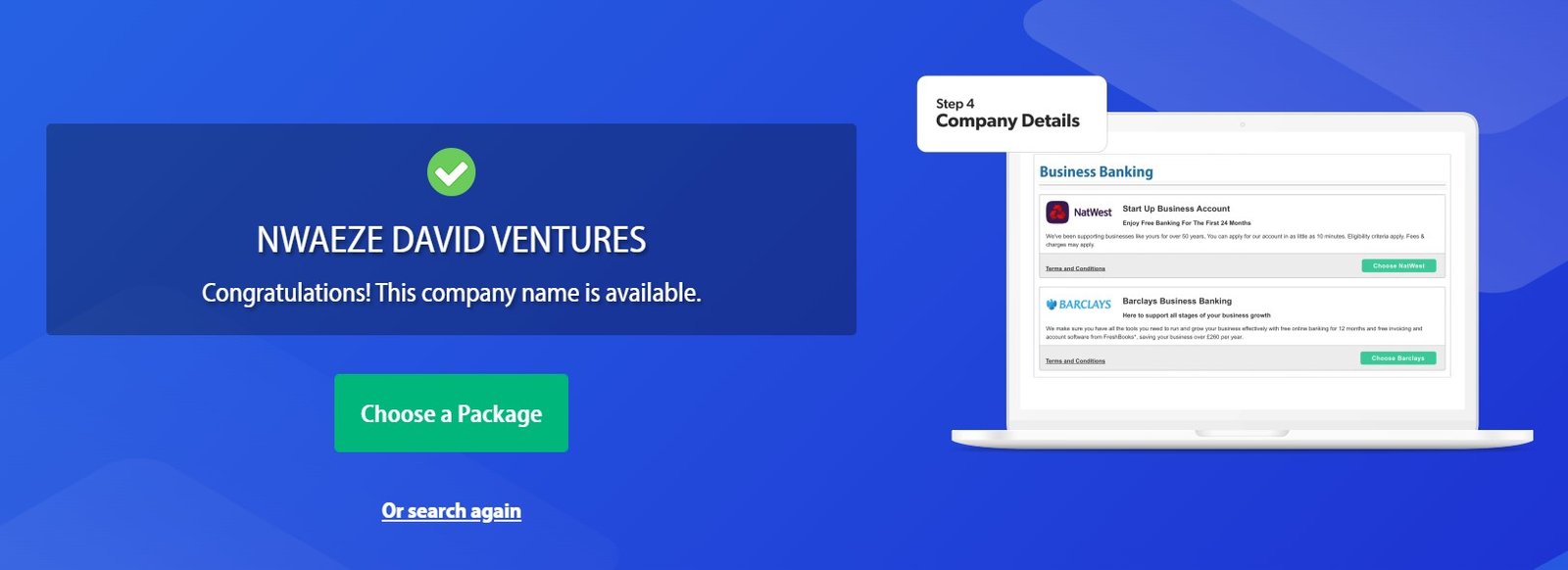 Rapid Formations Business Registration in the UK