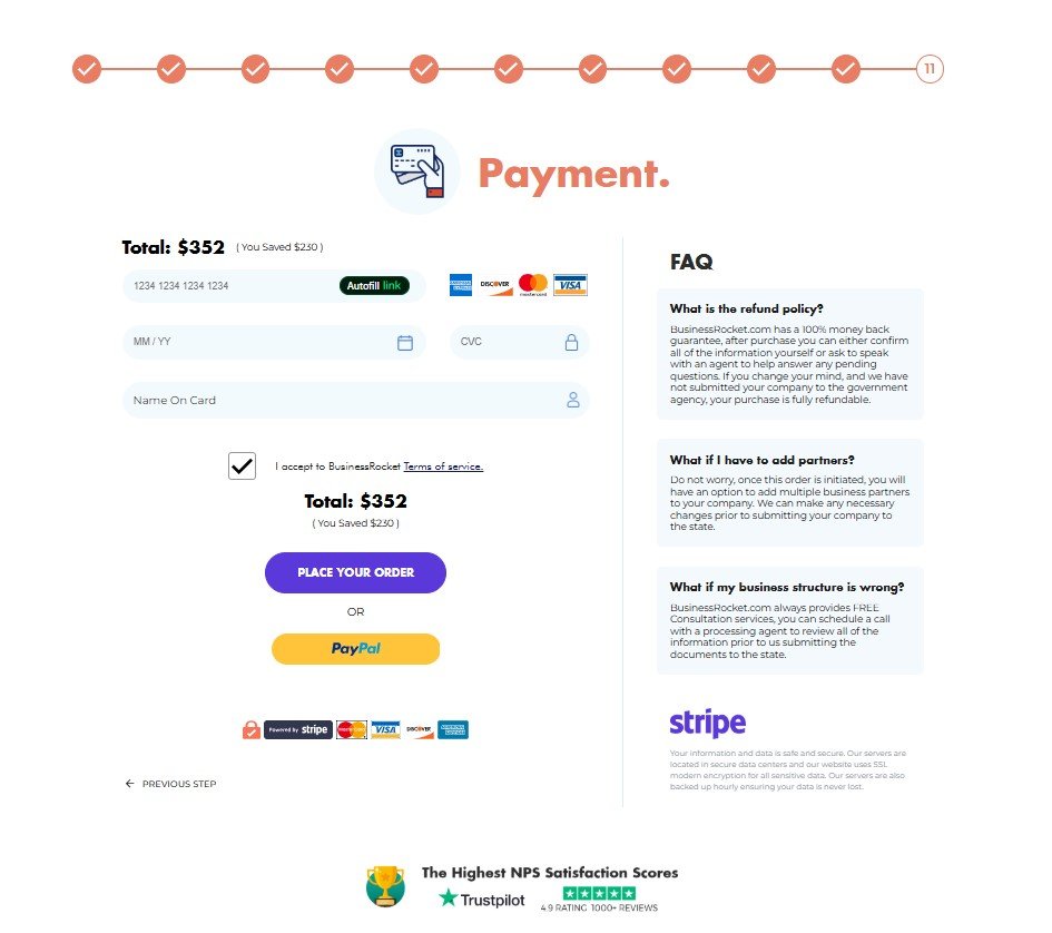 Business Rocket Business Registration in the USA
