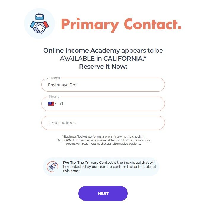 Business Rocket Business Registration in the USA