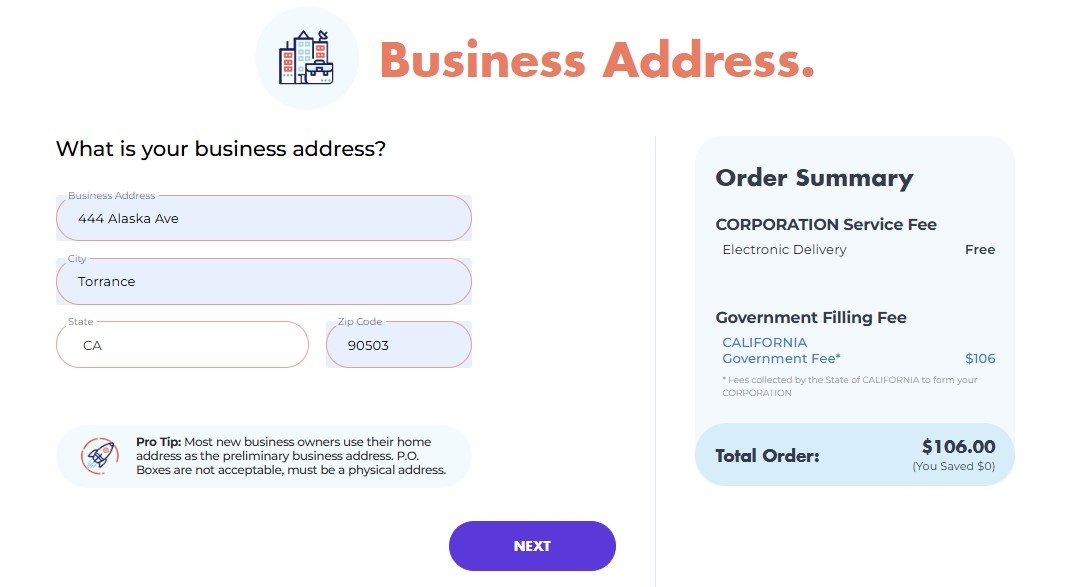 Business Rocket Business Registration in the USA
