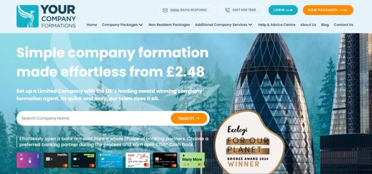 Your Company Formations Business Registration in the UK 2 Your Company Formations