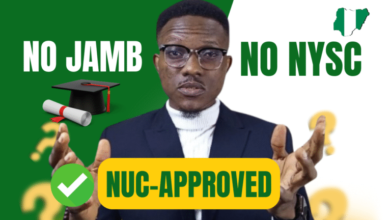 How to Earn a University Degree in Nigeria without writing JAMB (Updated 2026) 35 How to Earn a University Degree in Nigeria without writing JAMB (Updated 2025)