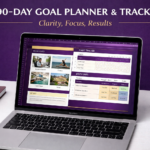 90-Day Goal Planner Spreadsheet | 90 Day Goal Planner Template