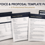 Freelancer Invoice Template Pack | Invoice Proposal Pack