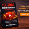 mockup design YouTube Monetisation Blueprint Book